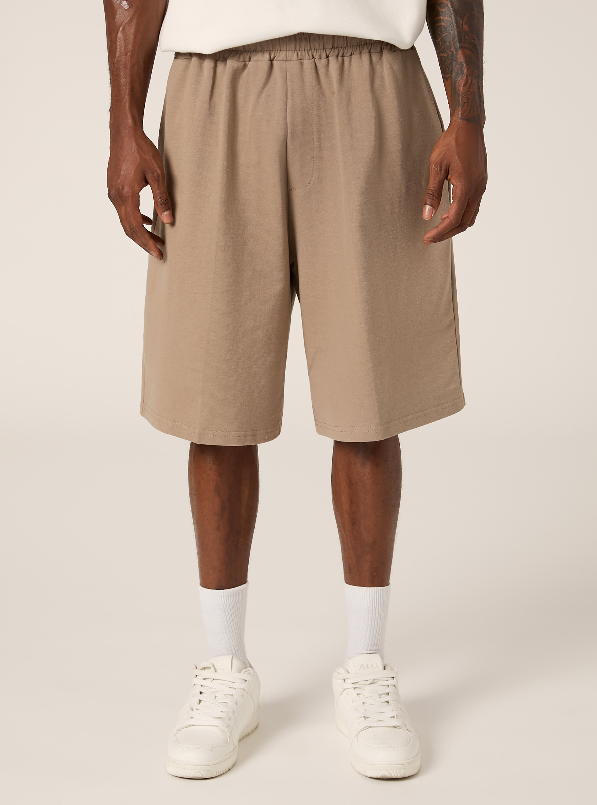 Loose Fit Bermuda Shorts, BR2 BROWN MEDIUM