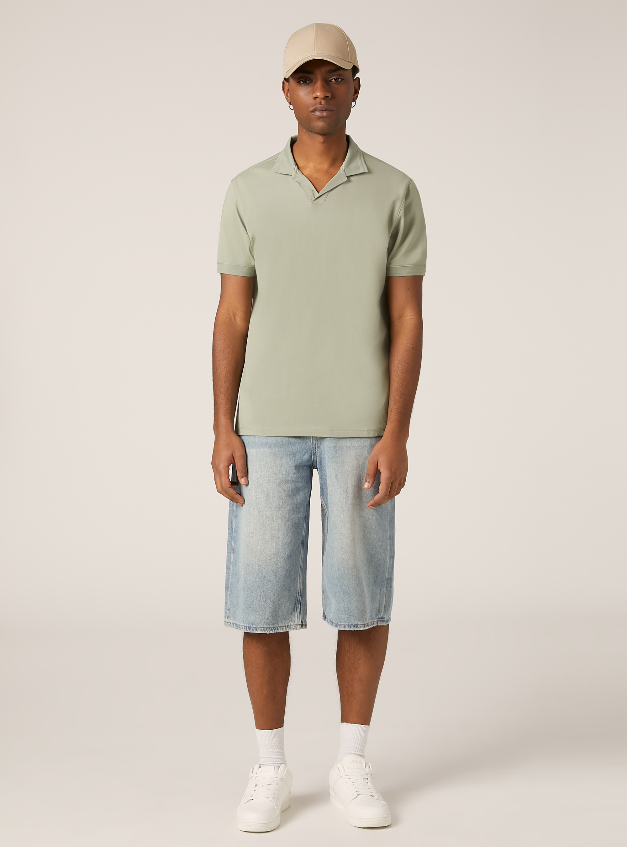 Polo AIRes stretch piquet, KY2 KAKY MEDIUM