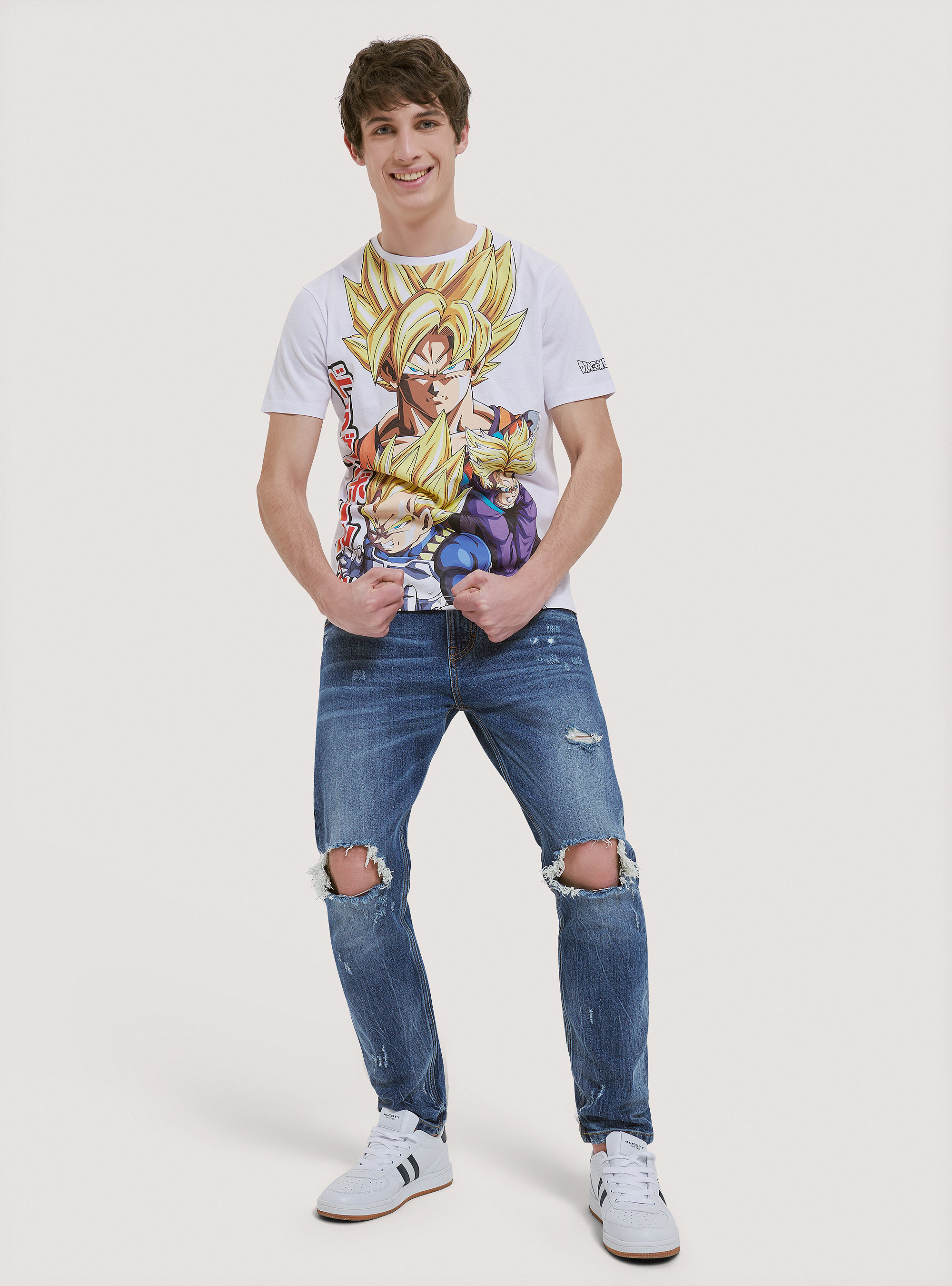 Dragon Ball x Alcott T-shirt, WHITE