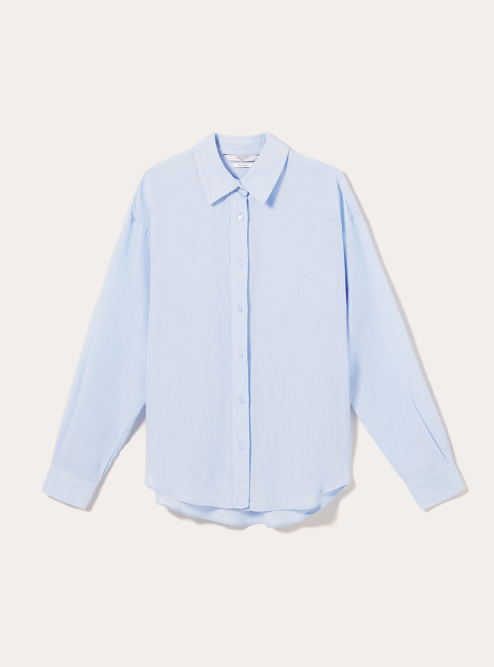 Comfort fit linen shirt, AZ3 AZURE LIGHT