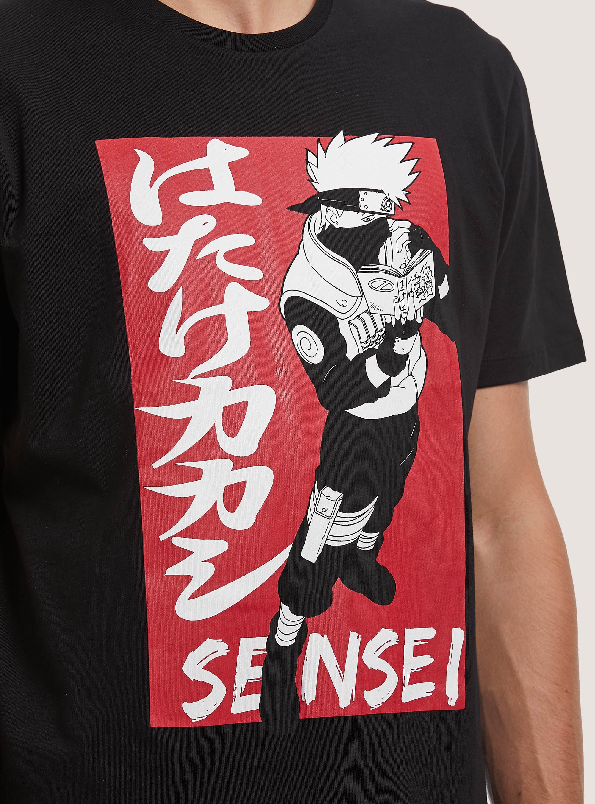 Naruto x Alcott T-shirt, BK1 BLACK