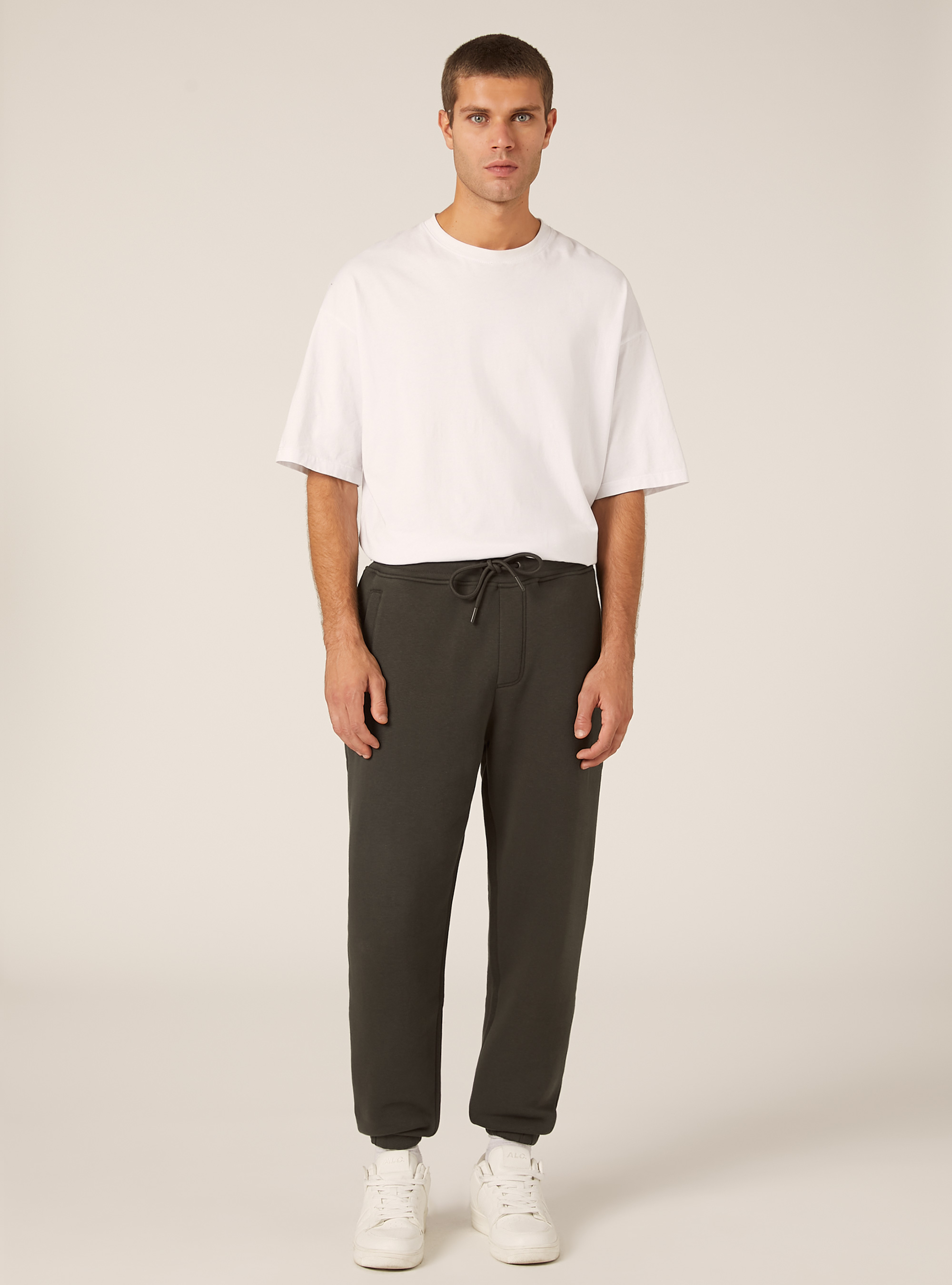 Fleece jogger pants, KY1 KAKY DARK