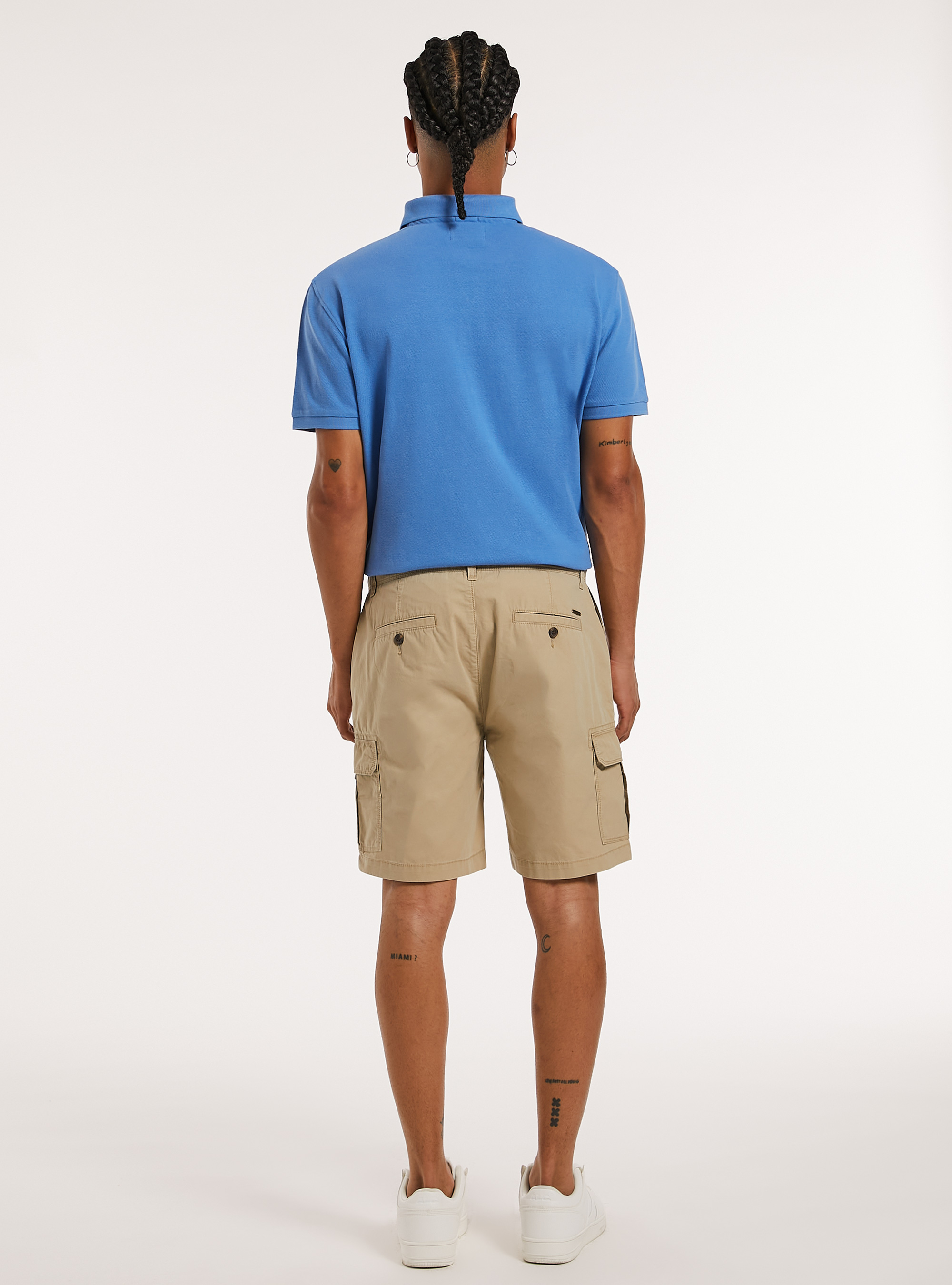 Bermuda cargo in cotone, BG2 BEIGE MEDIUM