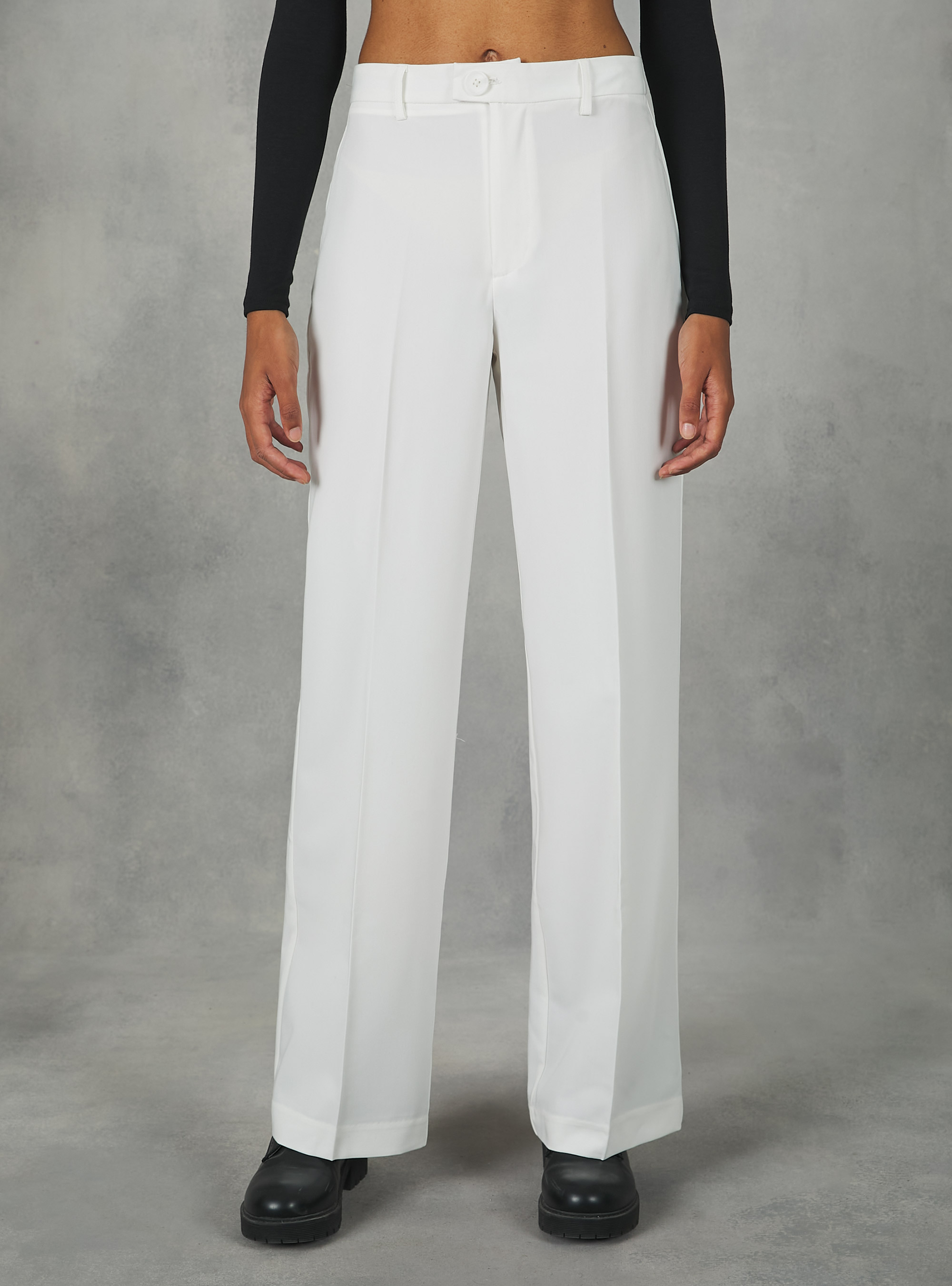 Gerade geschnittene Hose, WH1 OFF WHITE