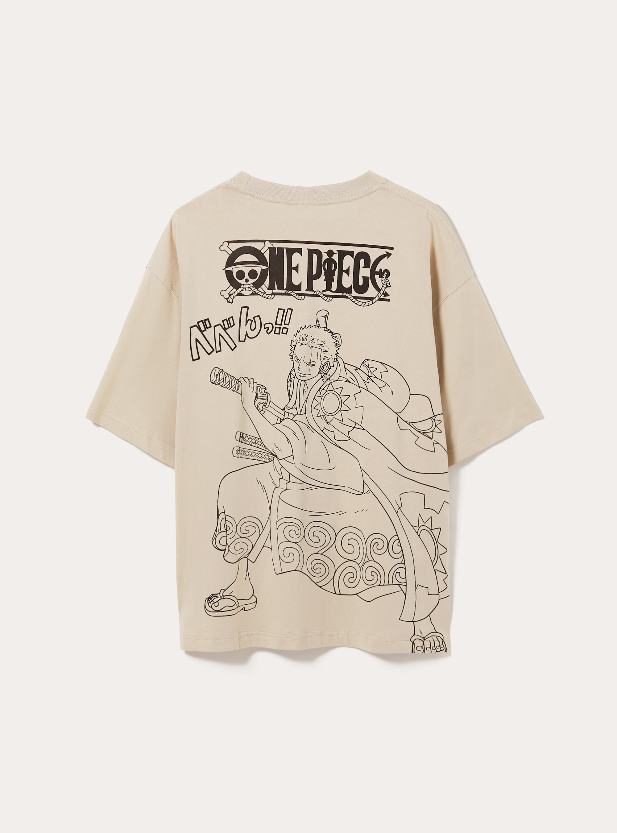 One Piece / Alcott boxy fit T-shirt, BG2 BEIGE MEDIUM