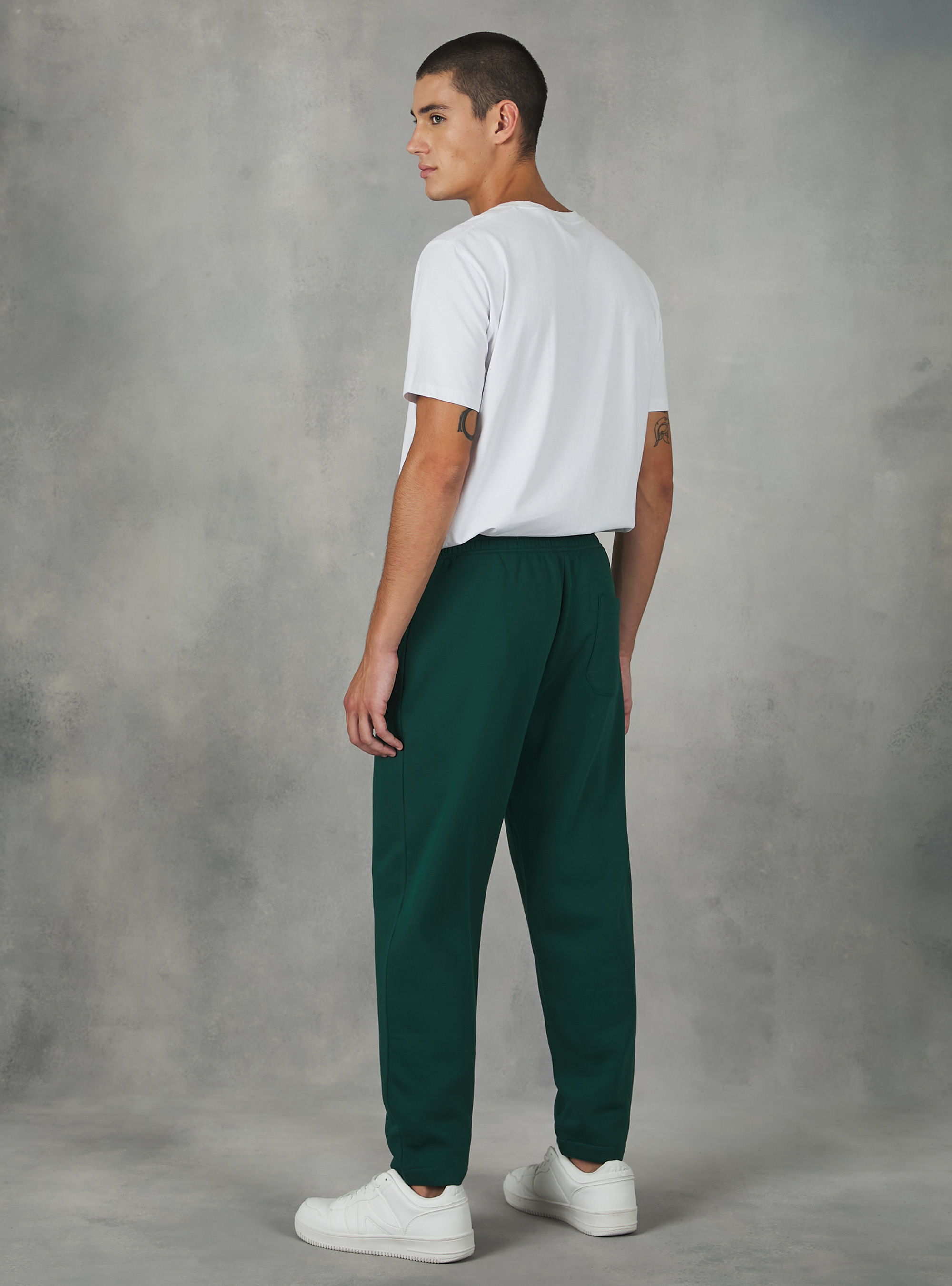 Jogging avec imprimé collège, GN1 GREEN DARK