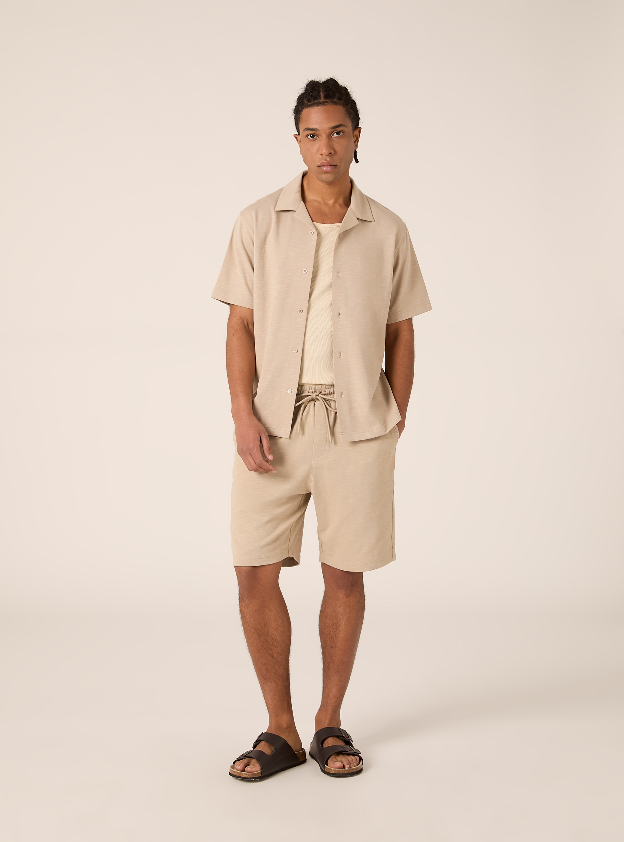 Bermuda en jersey, BG2 BEIGE MEDIUM