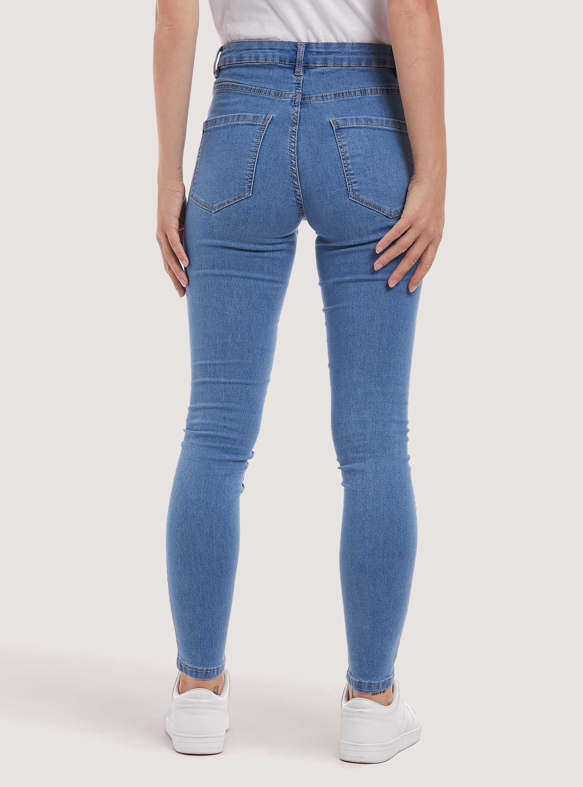 Denim skinny jeans, D006 AZURE
