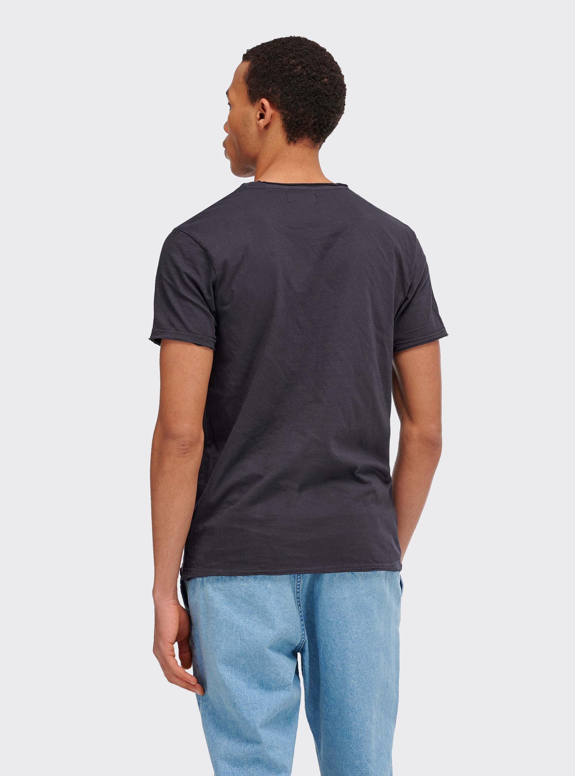 COLOR BLOCK T-SHIRT, BLACK