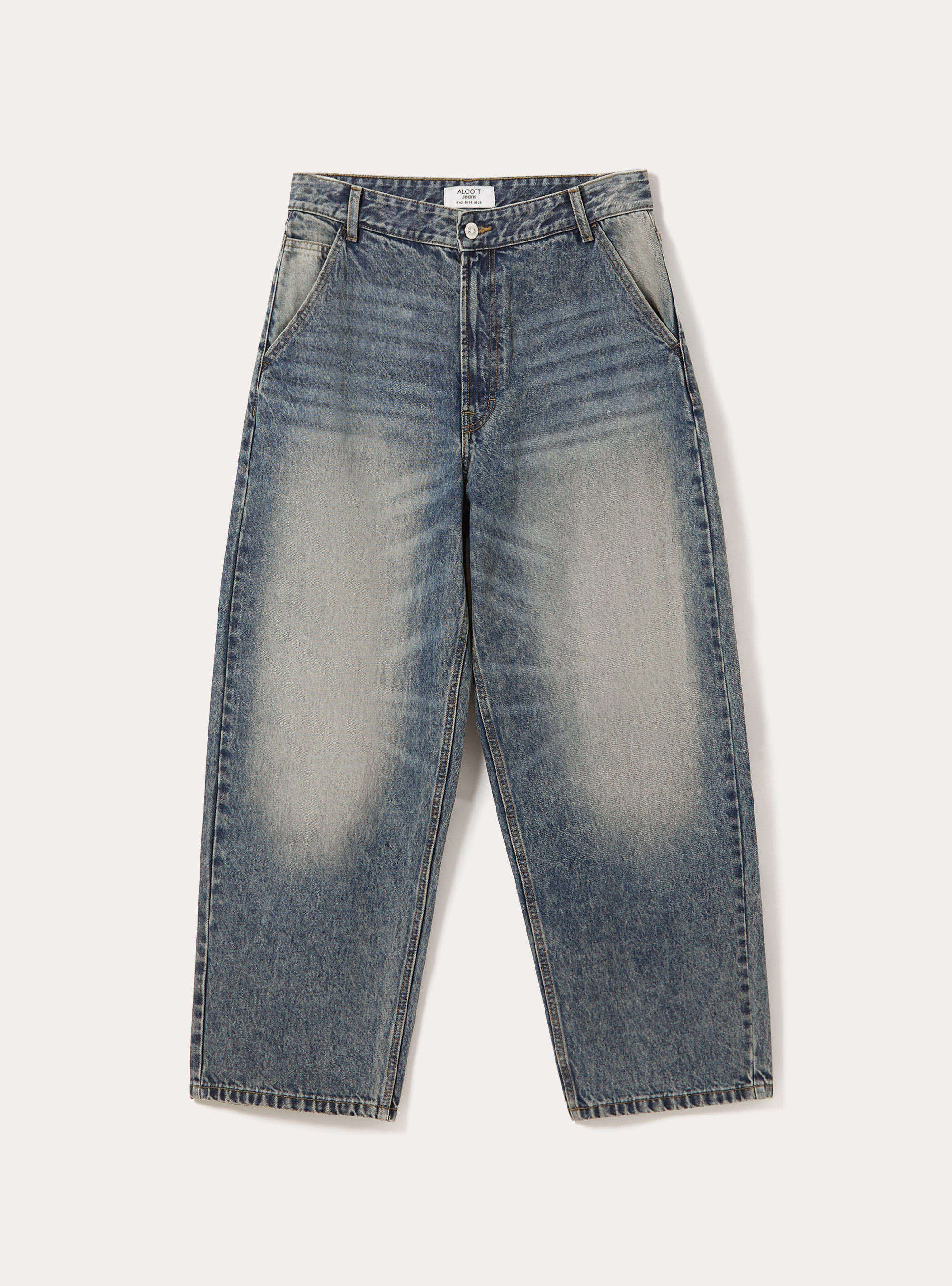 Skater Fit Jeans, D007 LIGHT AZURE