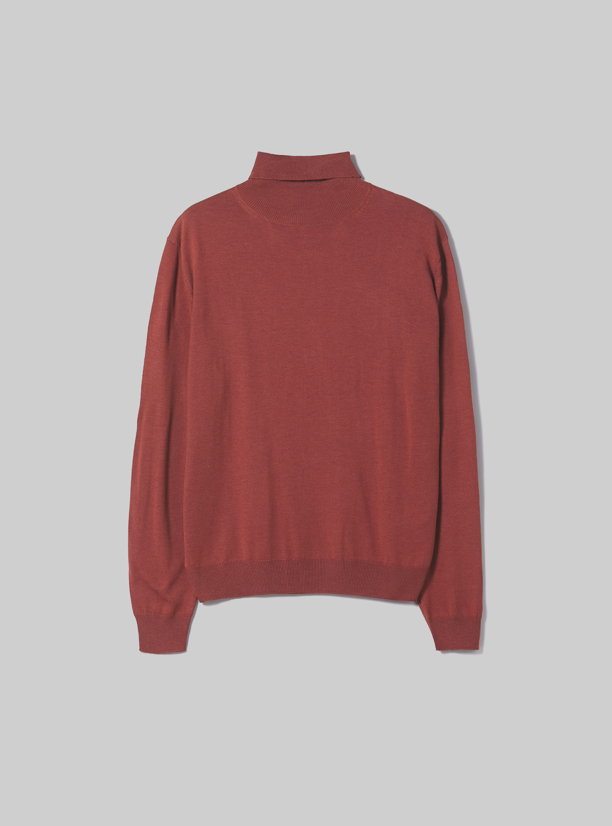 Soft turtleneck pullover, RT2 RUSTY MEDIUM