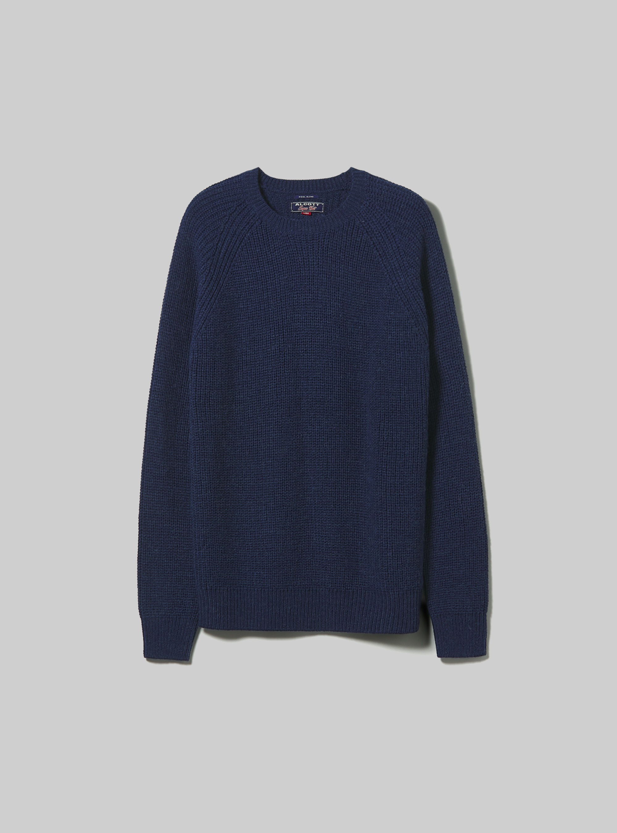 Pull à col ras du cou, C0225 BLUE MELANGE