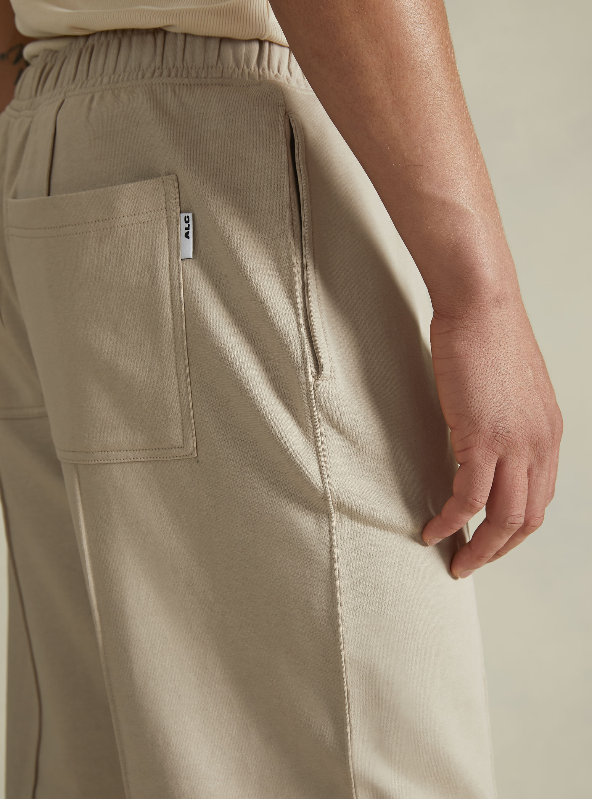 Plush jogger trousers, BG2 BEIGE MEDIUM