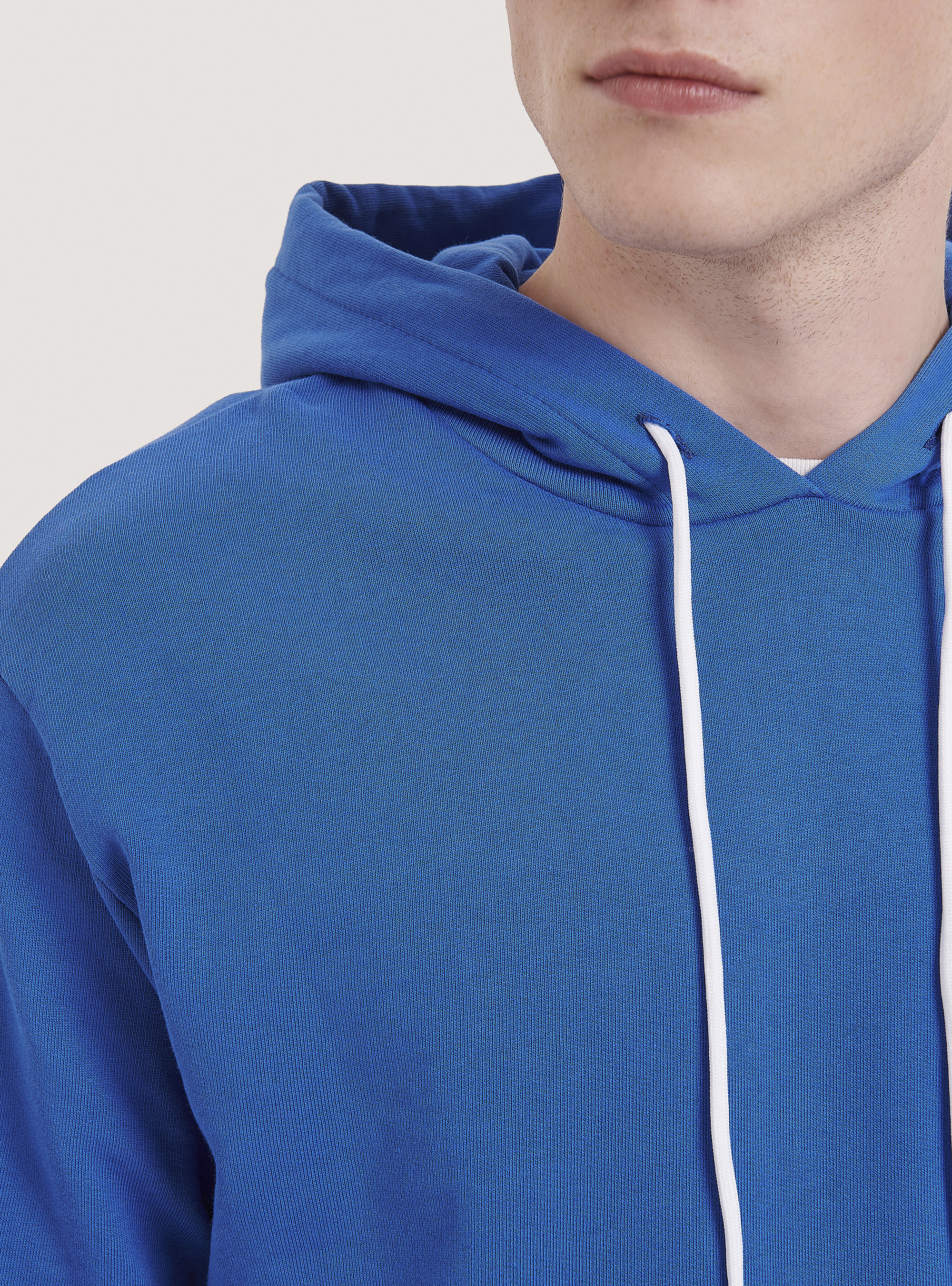 Sudadera b&aacute;sica de algod&oacute;n con capucha, RY3 LIGHT ROYALE