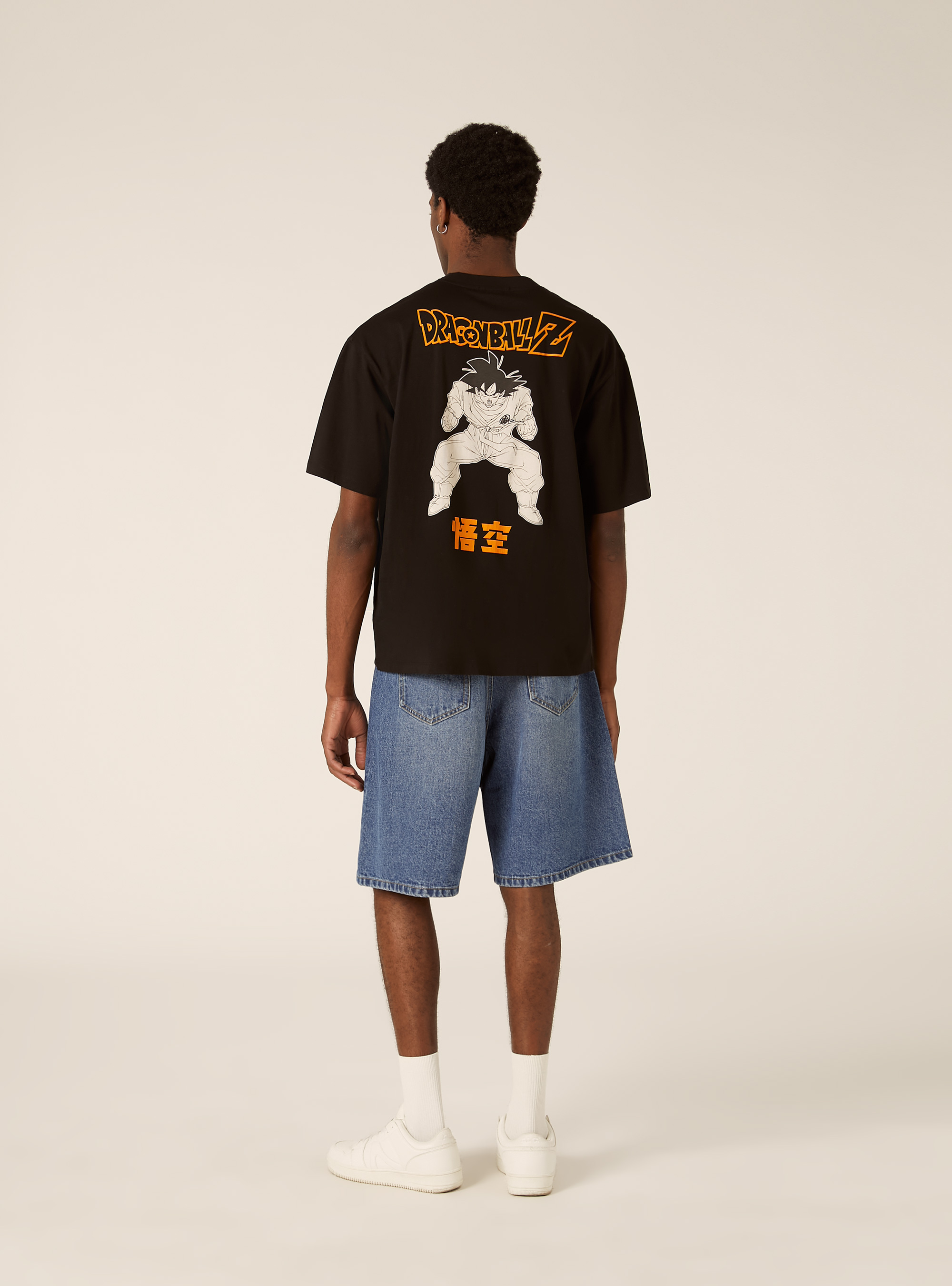 T-shirt dragonball z  boxy fit, BK1 BLACK