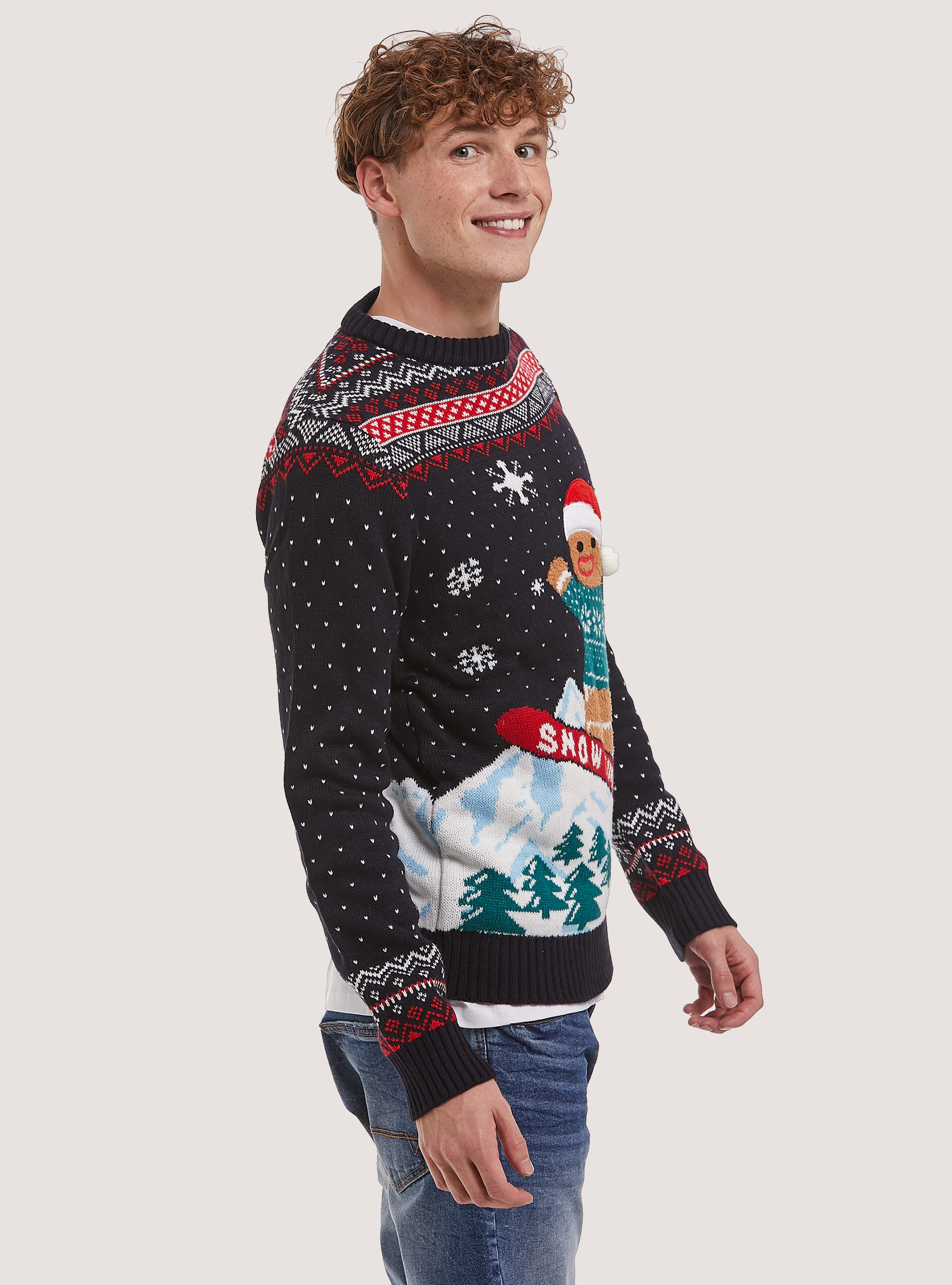 Jersey de la colecci&oacute;n familiar de Navidad, NA1 NAVY DARK