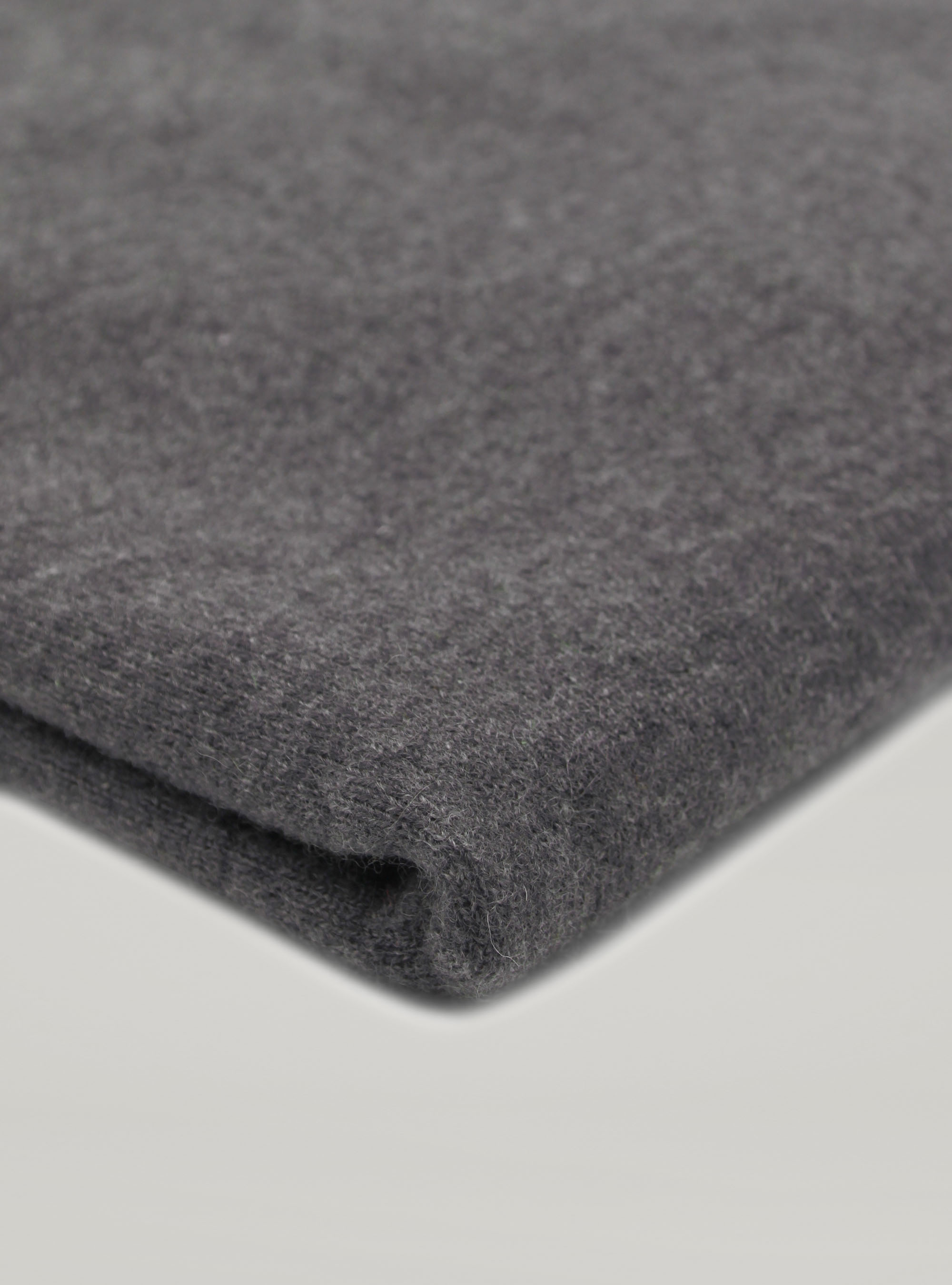 Pull col rond 100% cachemire, ASPHALTE